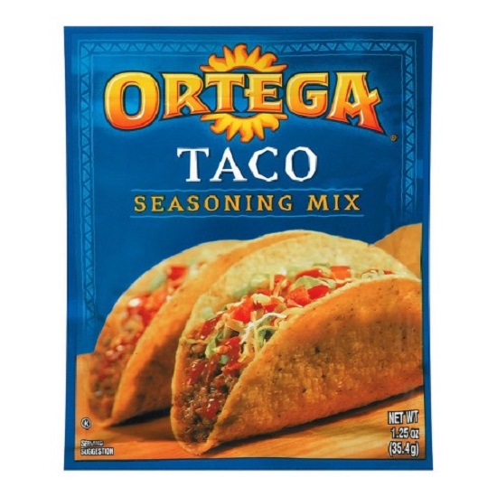 ORTEGA TACO SEASONING 1oz/12CT Gold Star Distribution Inc