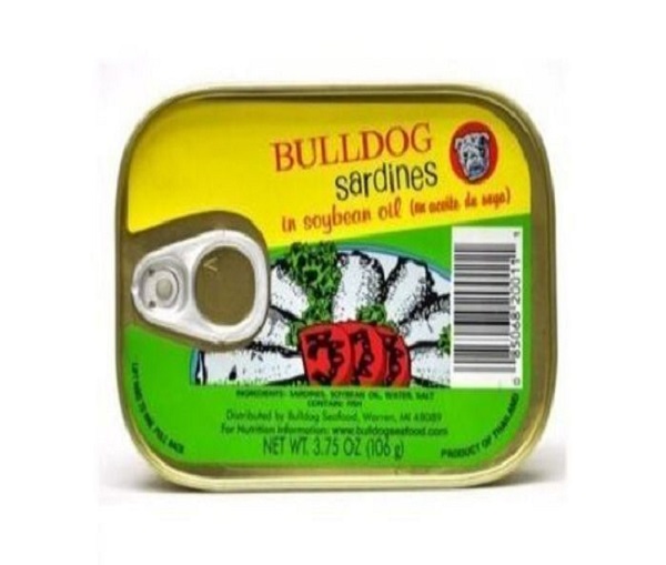 BULLDOG SARDINES OIL 3.75oz/24CT Gold Star Distribution Inc