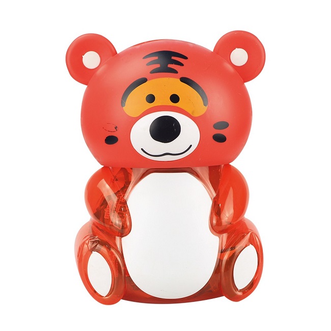 JUICY CHEW ASST. FRUIT JELLY ANIMAL JAR (TIGER) 6/26oz Gold Star