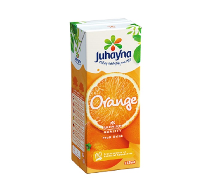 *235ML JUHAYNA ORANGE JUICE 27CT Gold Star Distribution Inc