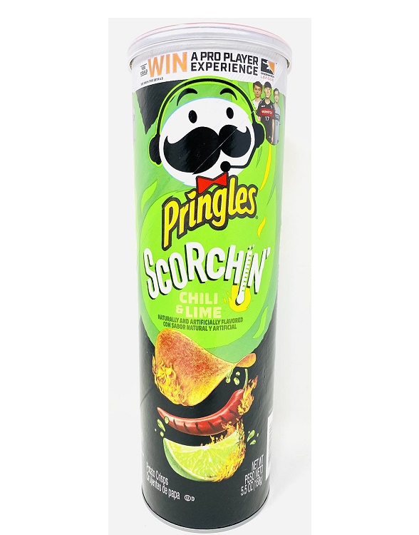 PRINGLES SCORCHIN CHILI & LIME 5.57oz/14CT Gold Star Distribution Inc