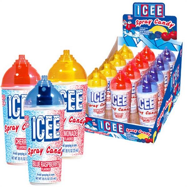 ICEE SPRAY CANDY 12CT Gold Star Distribution Inc