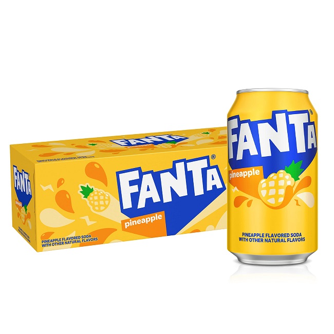 (2/12PK) FANTA PINEAPPLE CANS Gold Star Distribution Inc